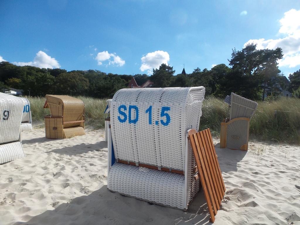 Ruhige Fewo Mit Strandkorb, Villa Stranddistel, Binz Dış mekan fotoğraf